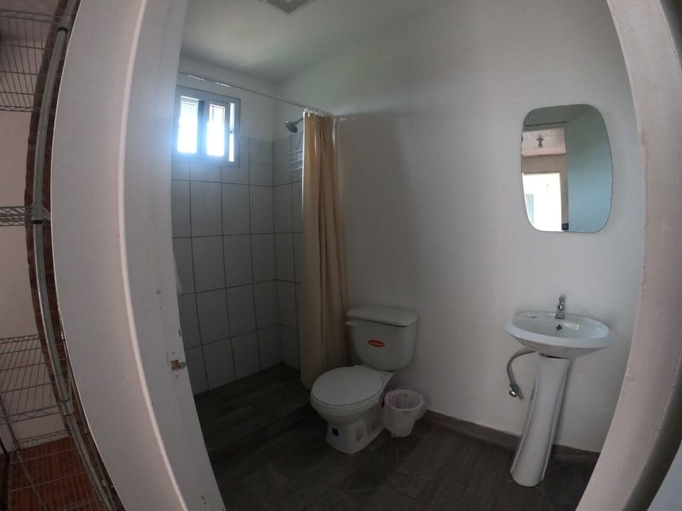 Basic Single Room, Mixed Dorm, Non Smoking, Hill View | Bathroom | Shower, towels, soap, toilet paper