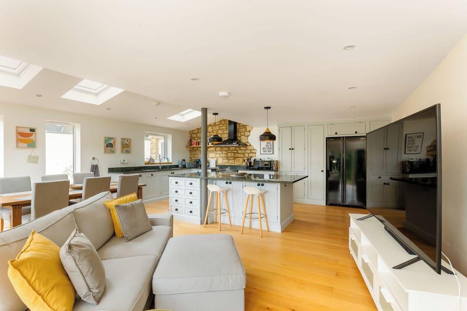 House, Patio, Garden View | Living area | Flat-screen TV