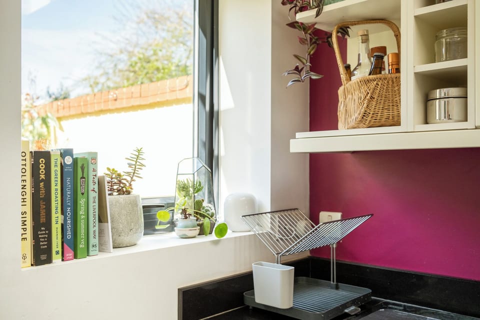 House, Patio | Private kitchen