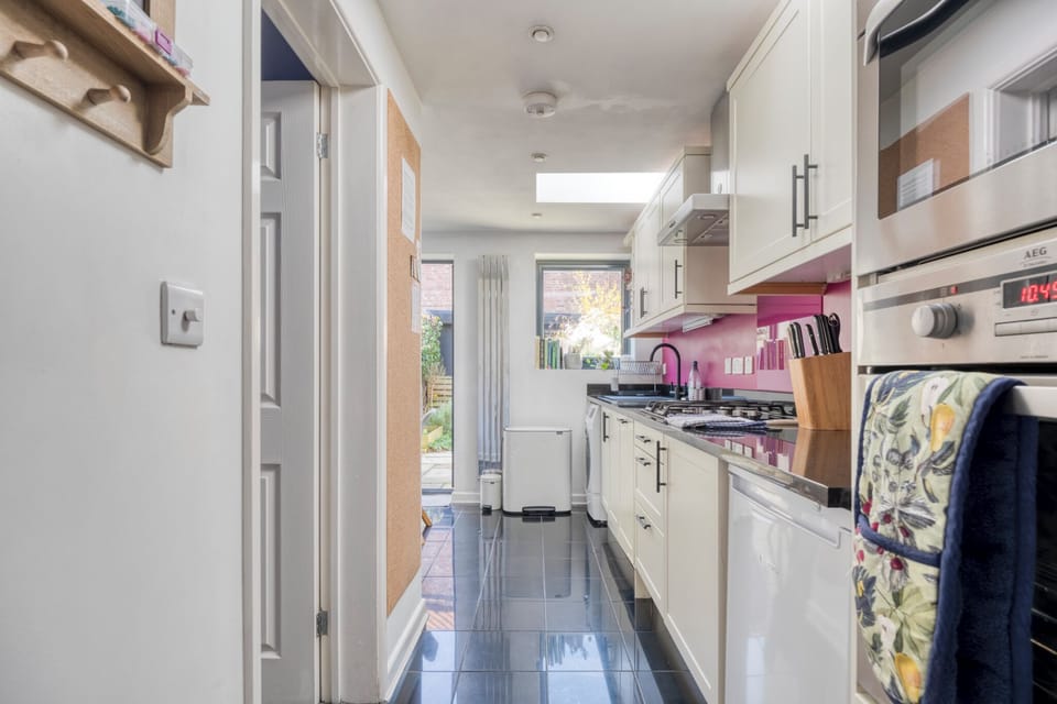 House, Patio | Private kitchen