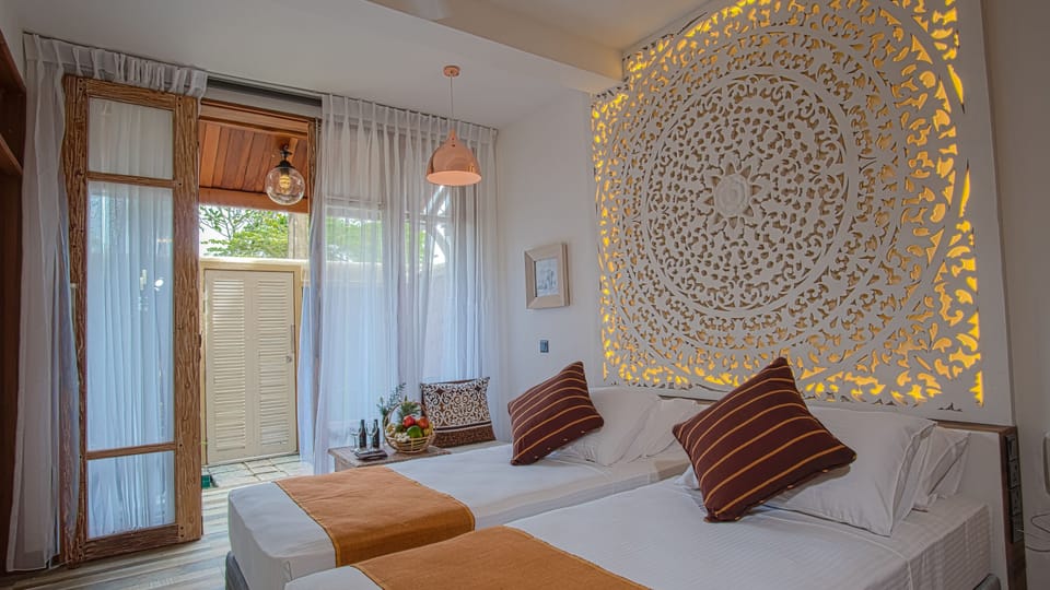Deluxe Double Room, 3 Bedrooms, Patio, Ground Floor | In-room safe, free WiFi