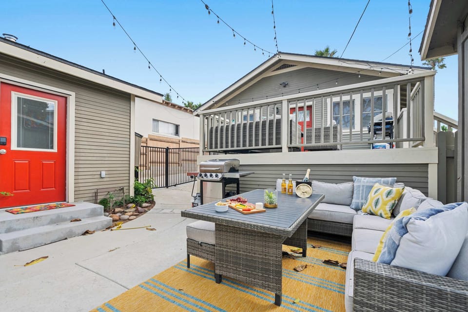 Shared patio (seating and BBQ)