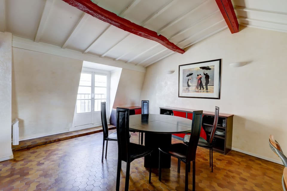 The dining area