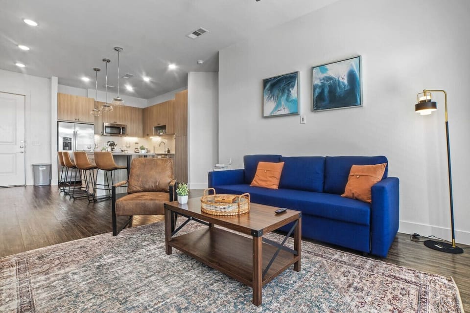 The home’s open layout and tasteful decor create a serene environment where you can truly relax and feel at home.