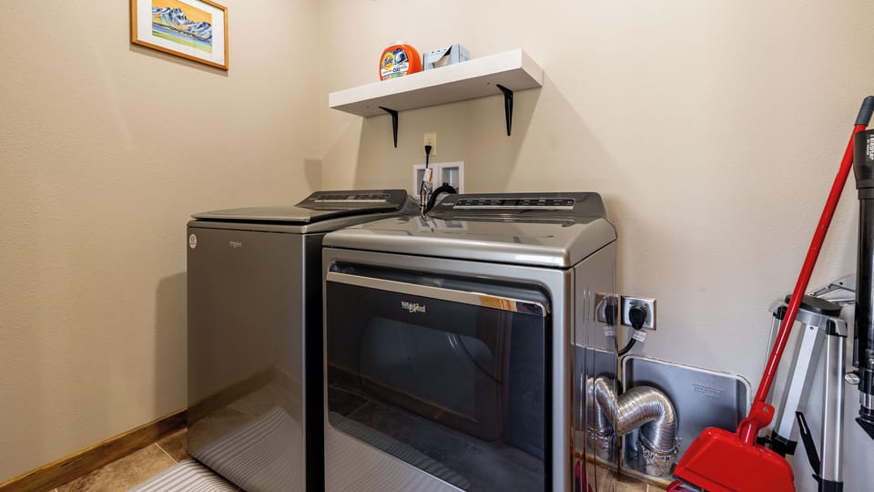 Washer and Dryer for convenience.