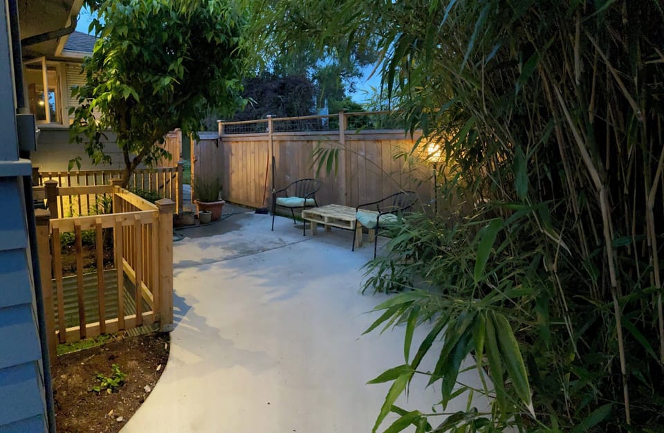 Patio and Entrace