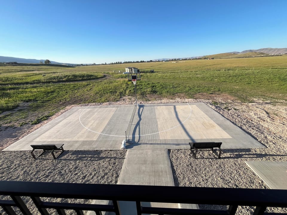 Pickleball and basketball court