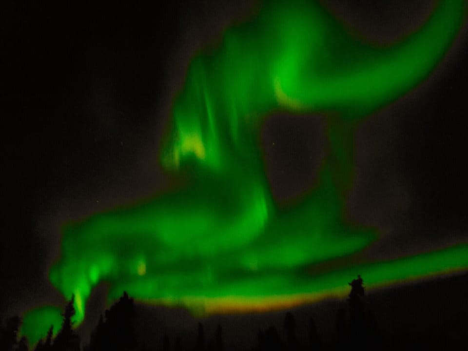 Aurora Above Lodge