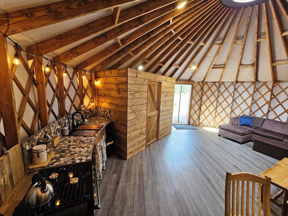 Interior of Yurt