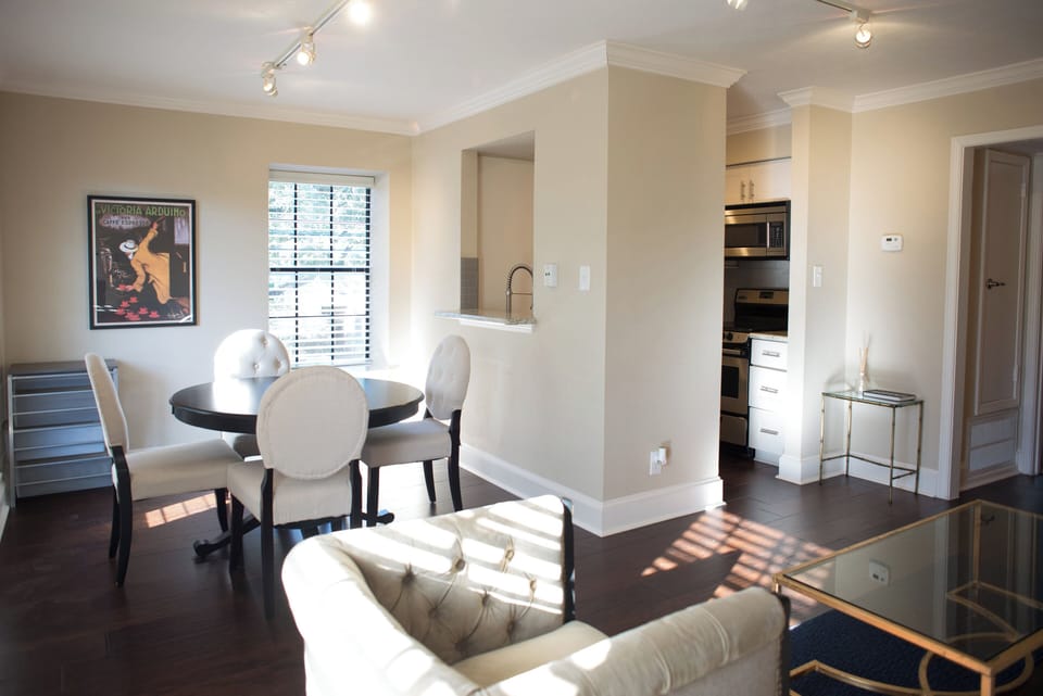 Living and dining area