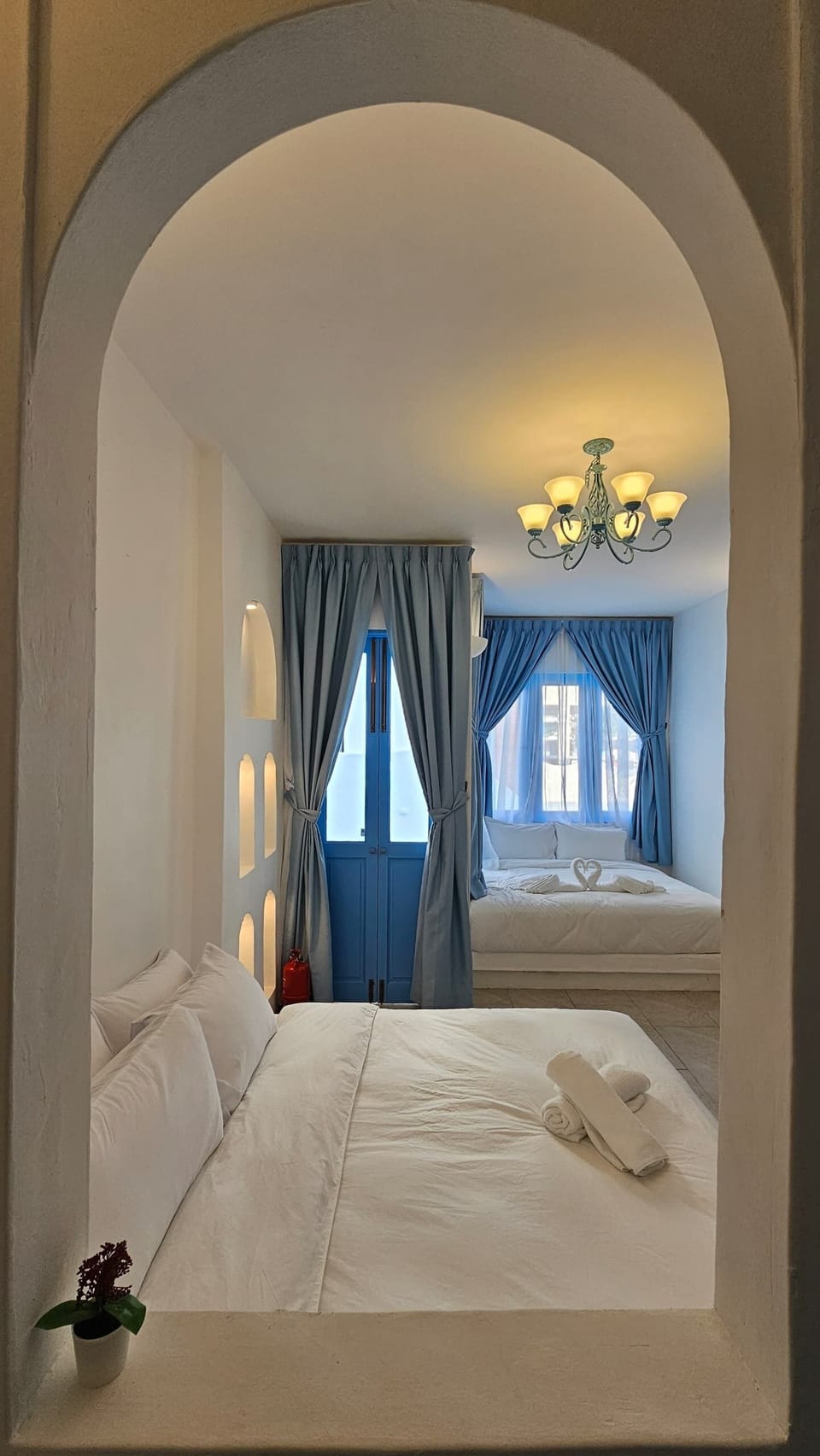 Family Double Room, Pool Access | Iron/ironing board, free WiFi, bed sheets