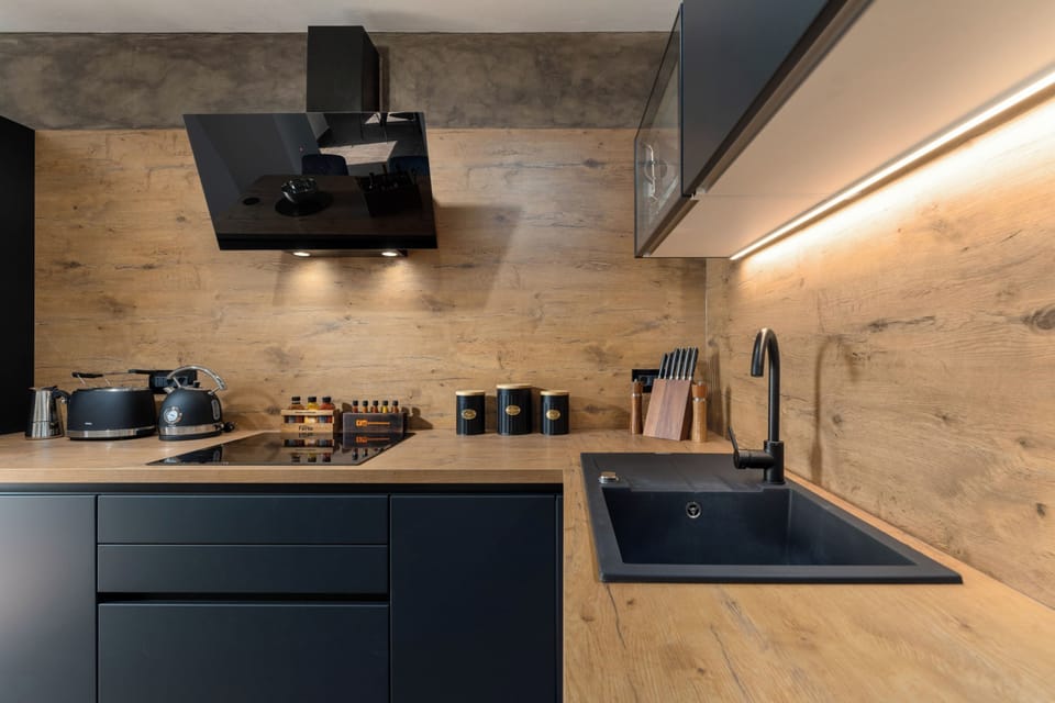 Family House, Multiple Bedrooms, Mountainside (Casa Giuseppe) | Private kitchen | Fridge, microwave, oven, stovetop
