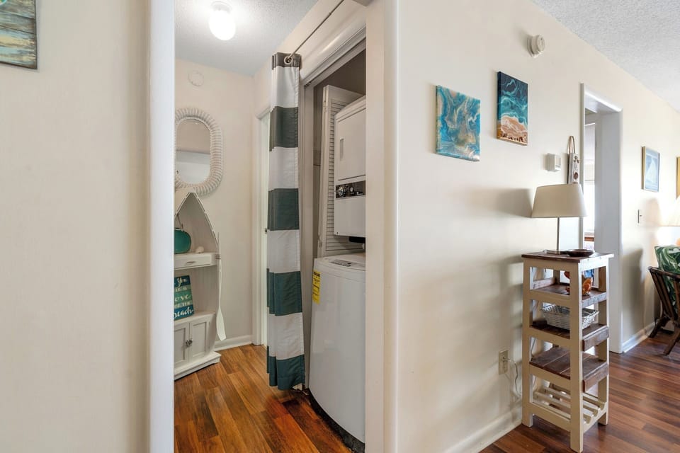 Never underestimate the convenience of a washer & dryer in your unit.