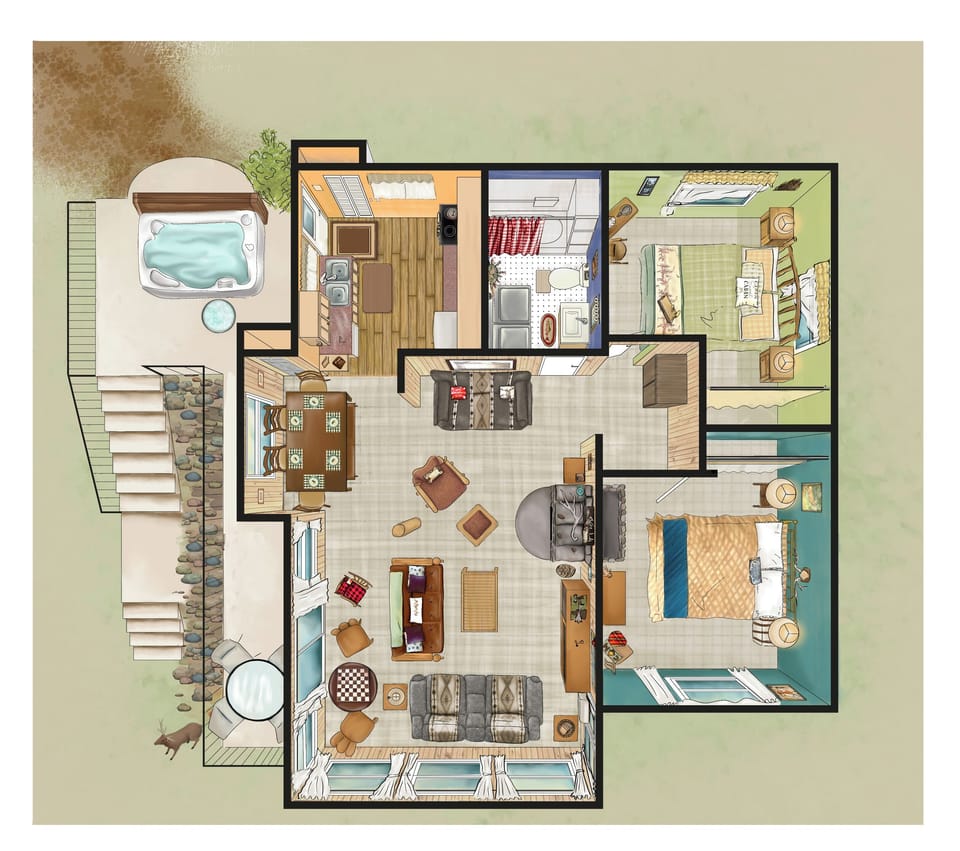 Cabin layout