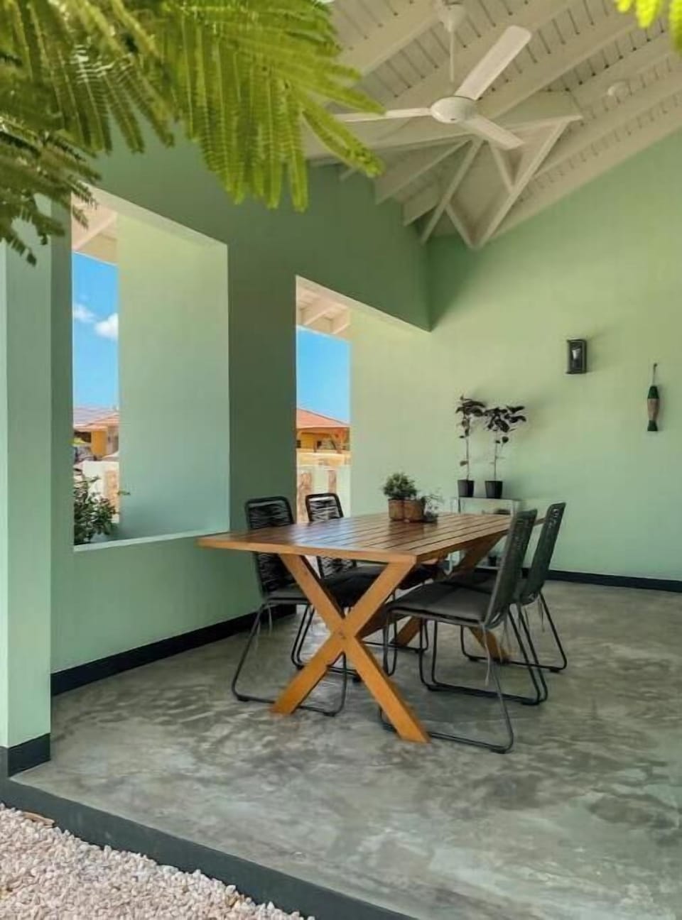 The patio