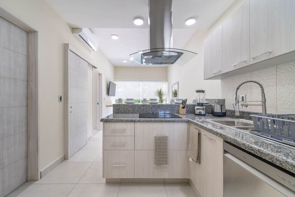 Well-stocked kitchen with everything you need to prepare and enjoy delicious meals