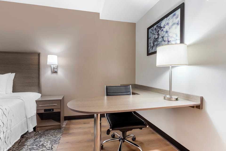 Superior Room, 1 King Bed (Smoke Free) | Desk, laptop workspace, blackout drapes, iron/ironing board