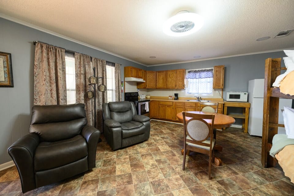 Kitchen and living room