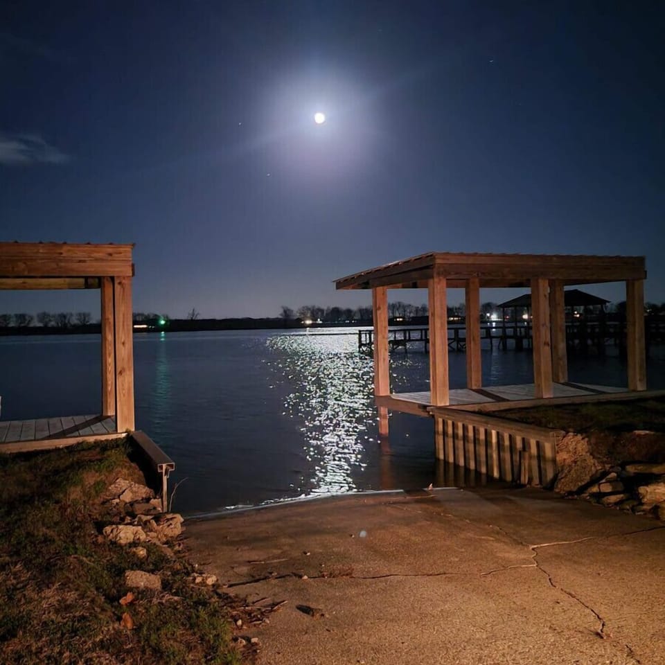 Boat ramp on Lake Chicot