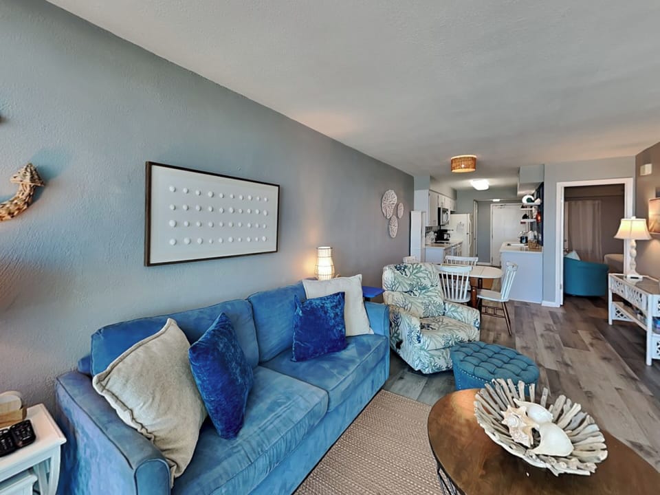 Living Area - Queen Sleeper Sofa