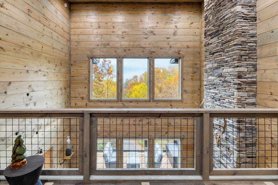 Vaulted ceilings.