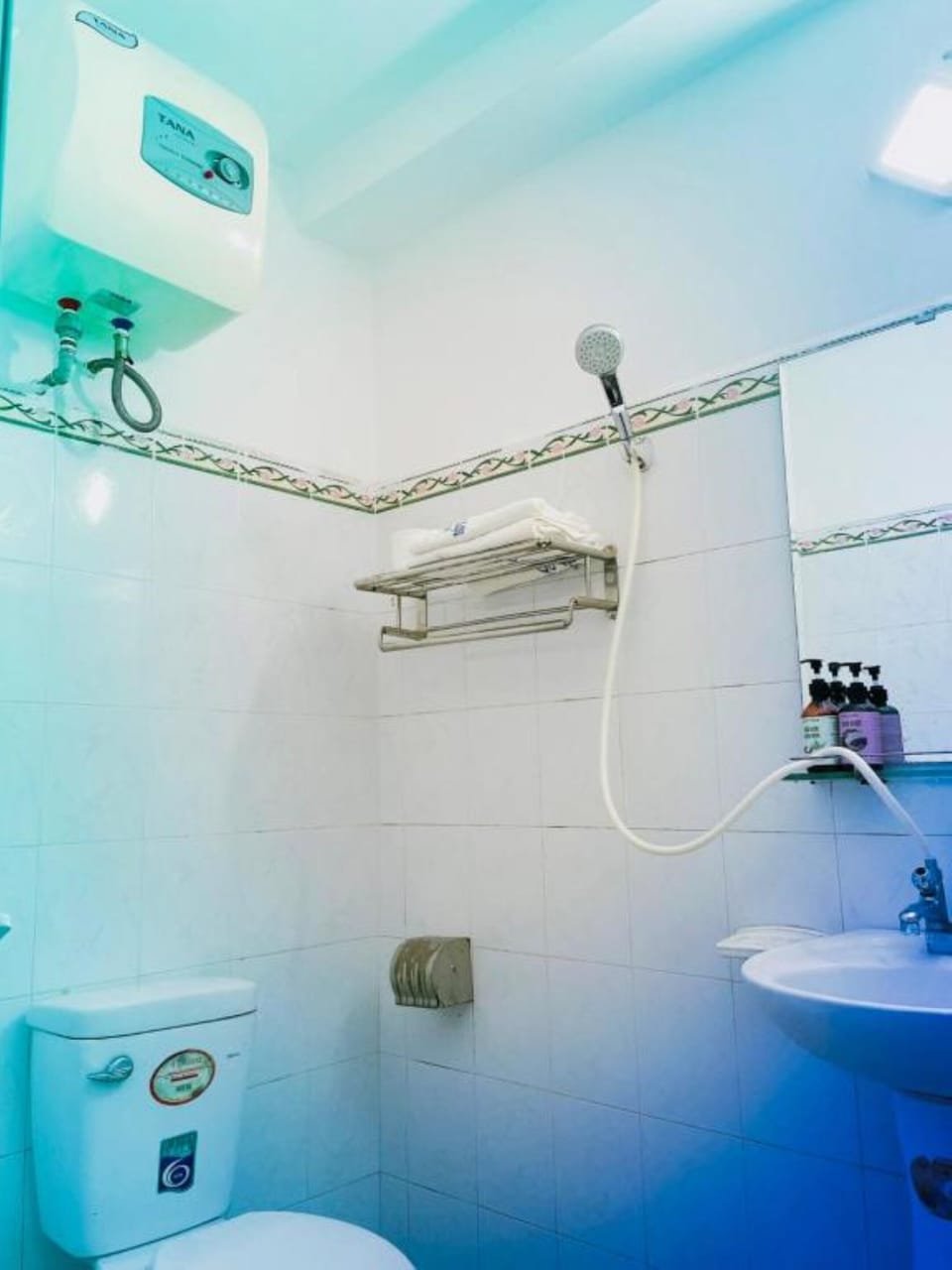 Free toiletries, hair dryer, slippers, bidet