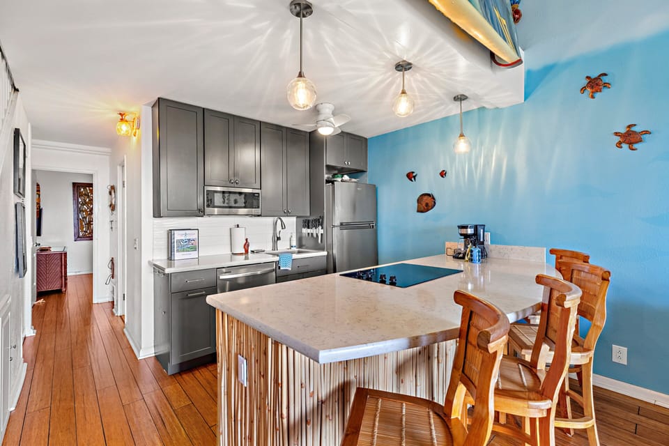 Large kitchen island