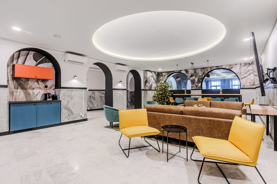 Lobby sitting area