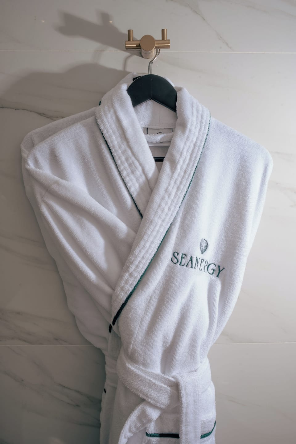 Shower, hair dryer, bathrobes, slippers