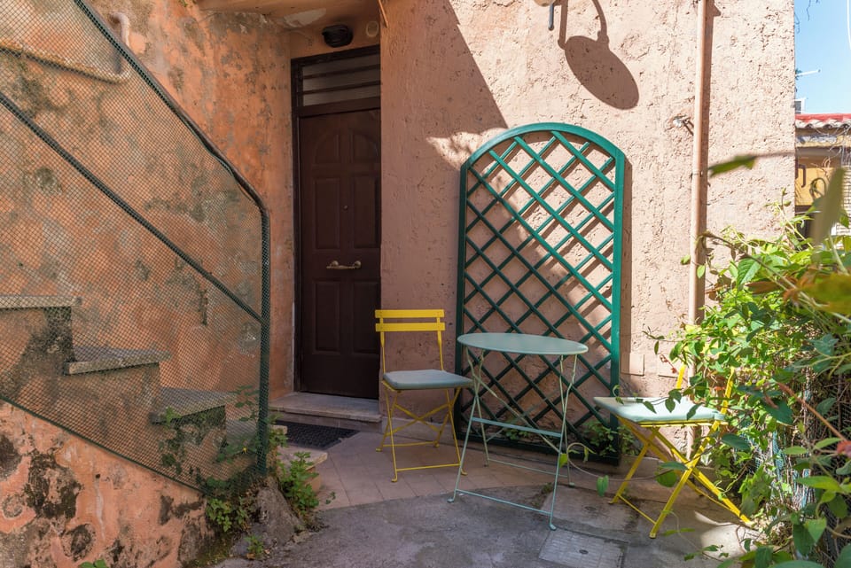Outside dining table