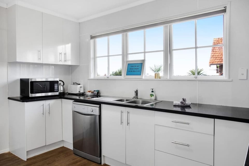 You can wash the dishes while looking out the window and dreaming about your day`s adventures.