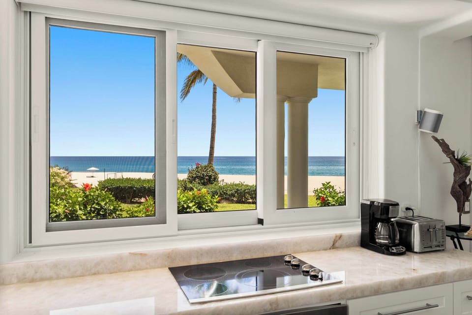 Kitchen counter and stove top
