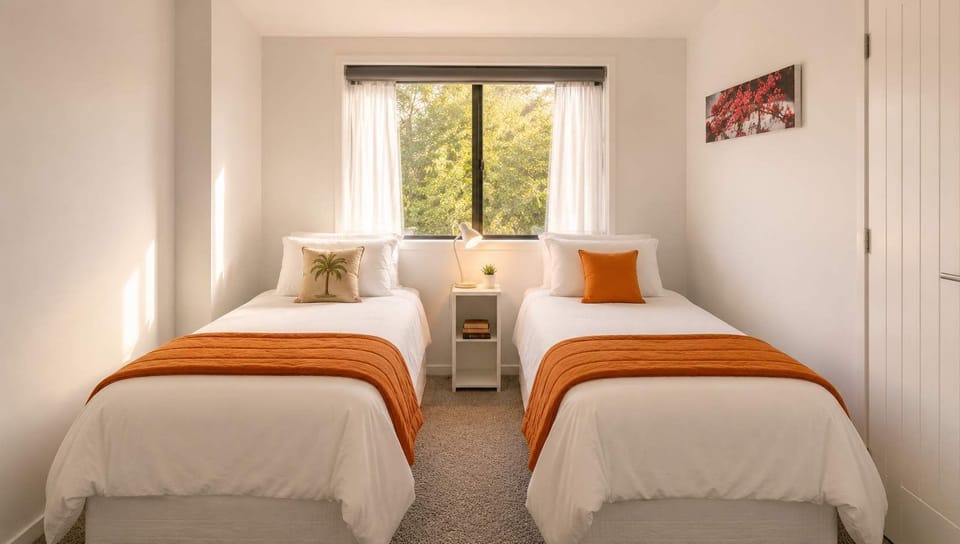 2 single beds