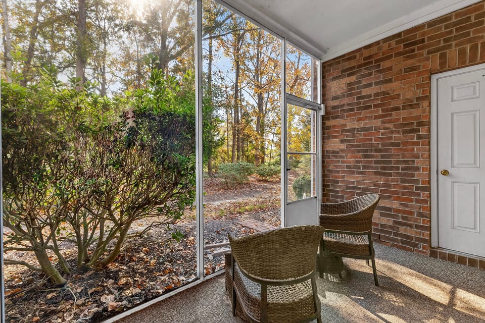 Screened in Porch - Step outside to a private outdoor space — perfect for enjoying fresh air and quiet moments.