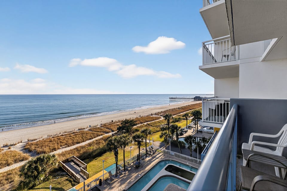 Oceanfront Balcony - Sip your morning coffee or watch the sunset from your private balcony overlooking the Atlantic.