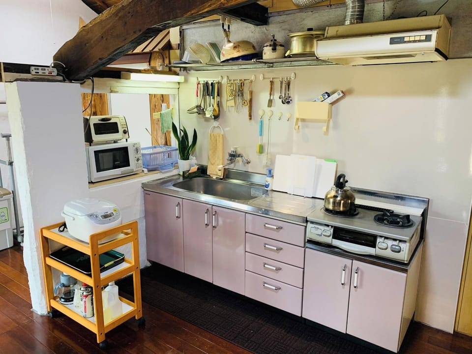 ・Main building kitchen: All necessary cooking utensils are provided