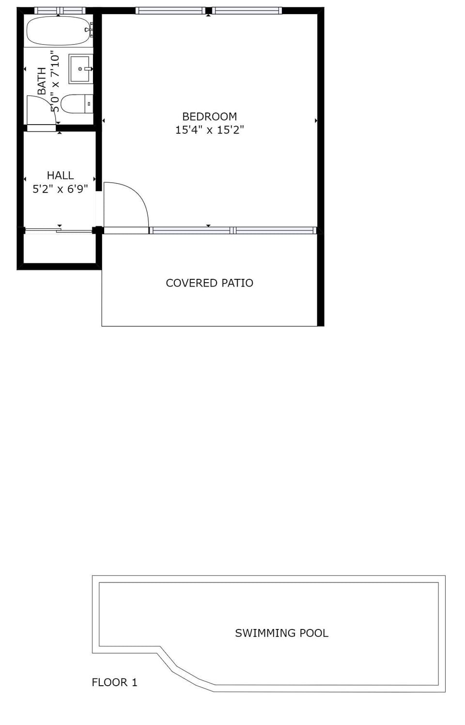 Suite 10 floor plan.