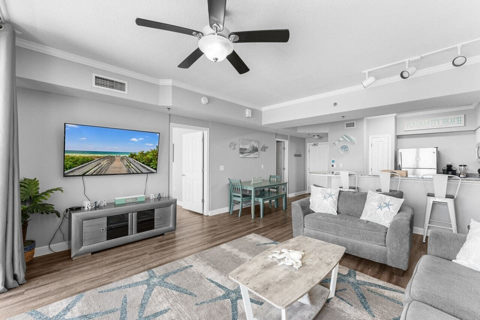 Family and Friends` living area with SMART TV