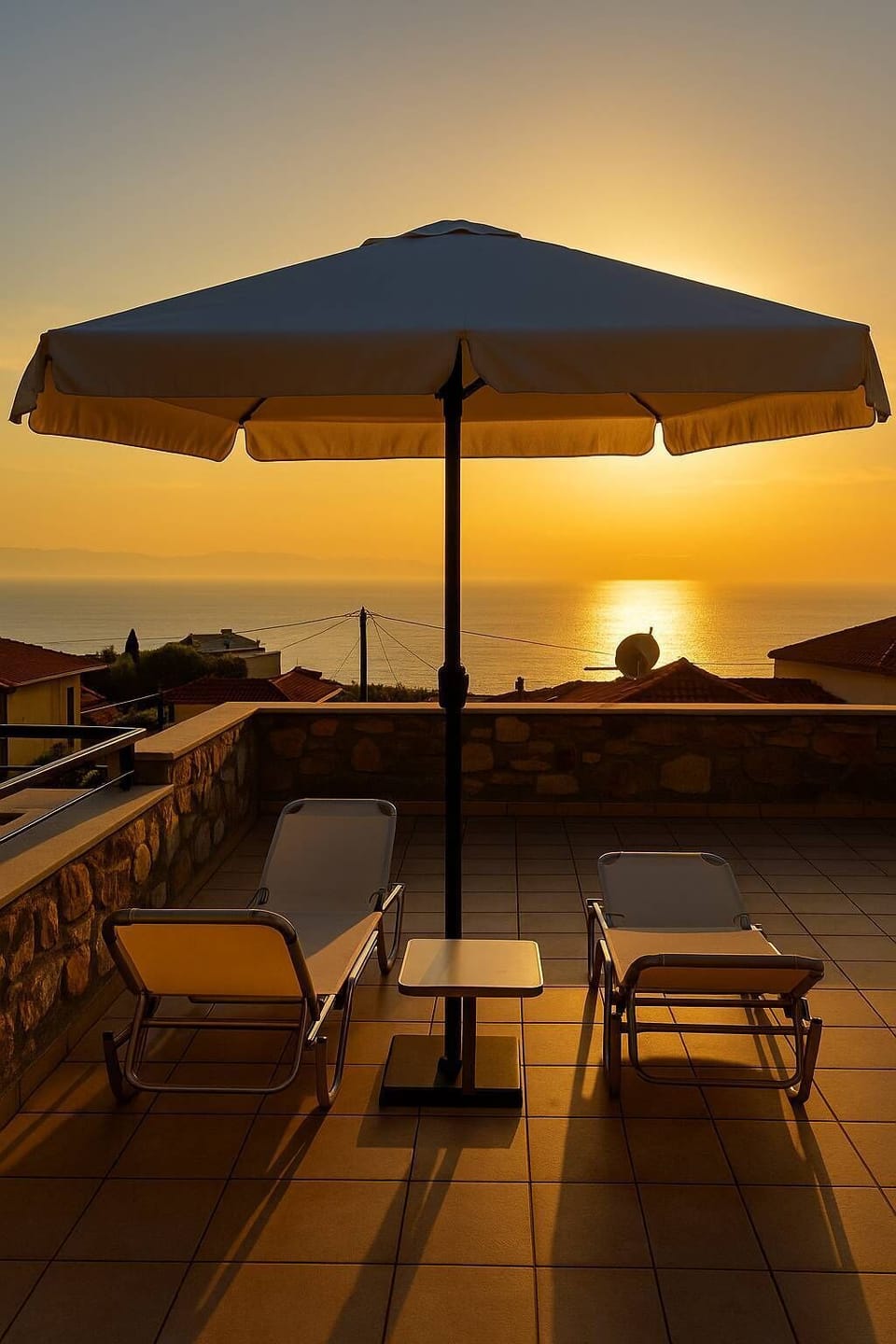 Sunset hour in the property - Majestic Views