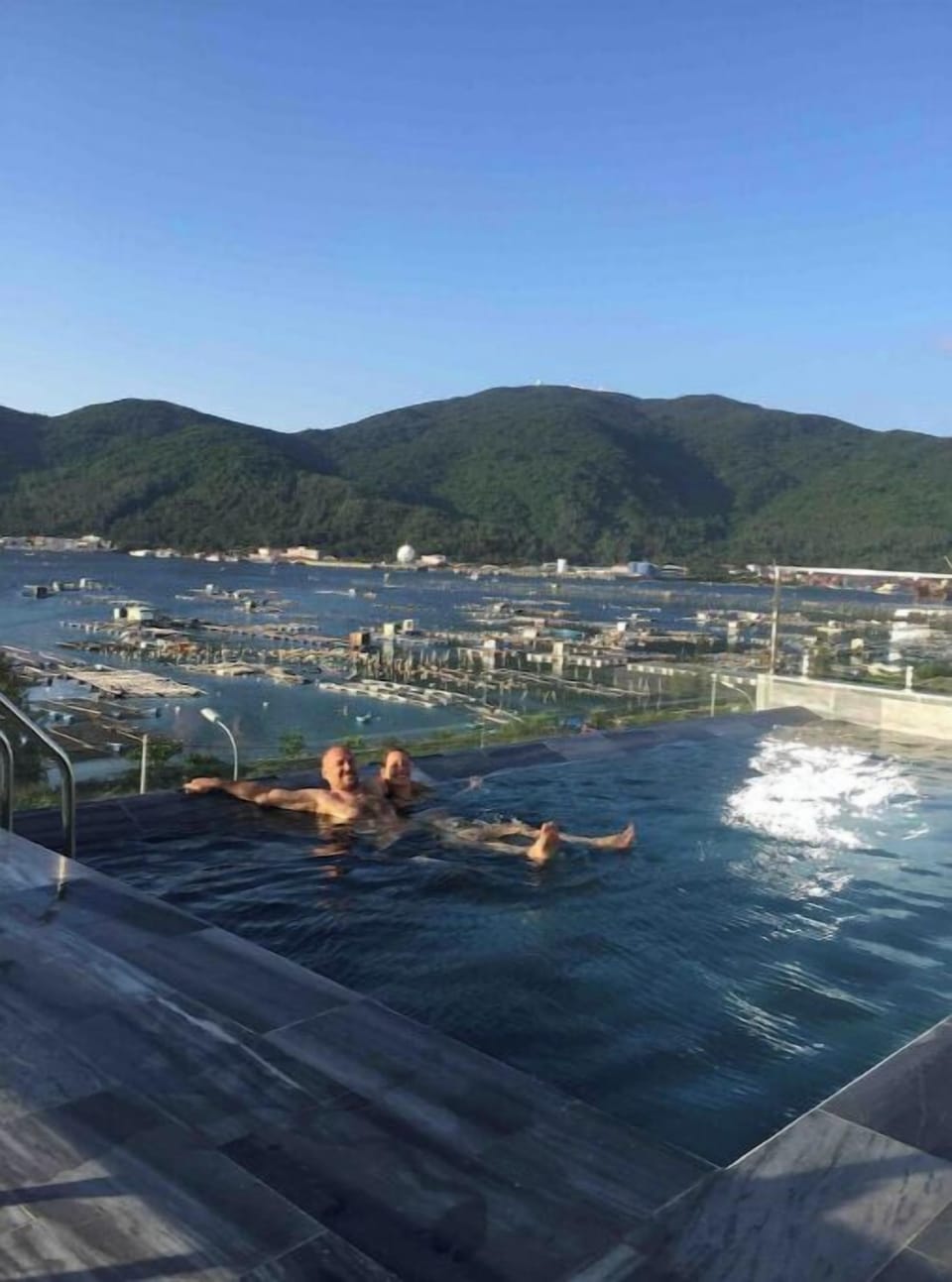 Rooftop pool