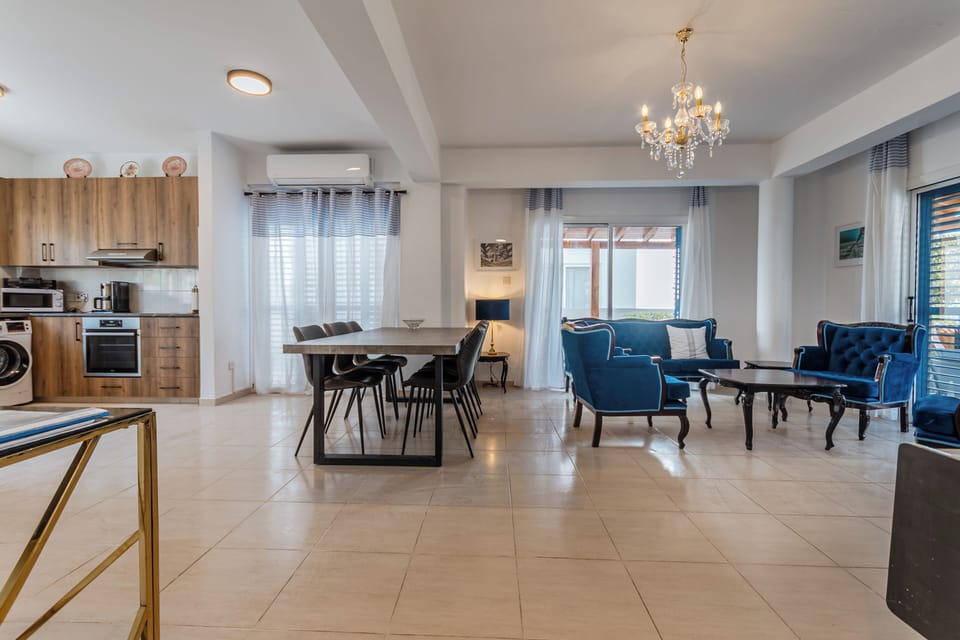 Apartment, Ocean View | Living area | TV