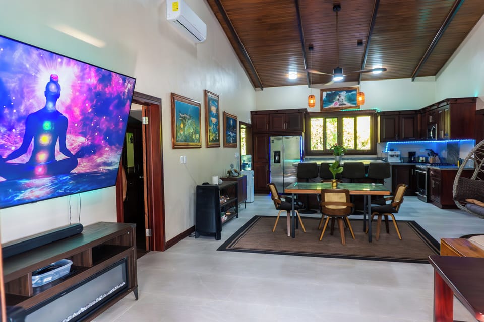 Interior with 95 inches Smart TV