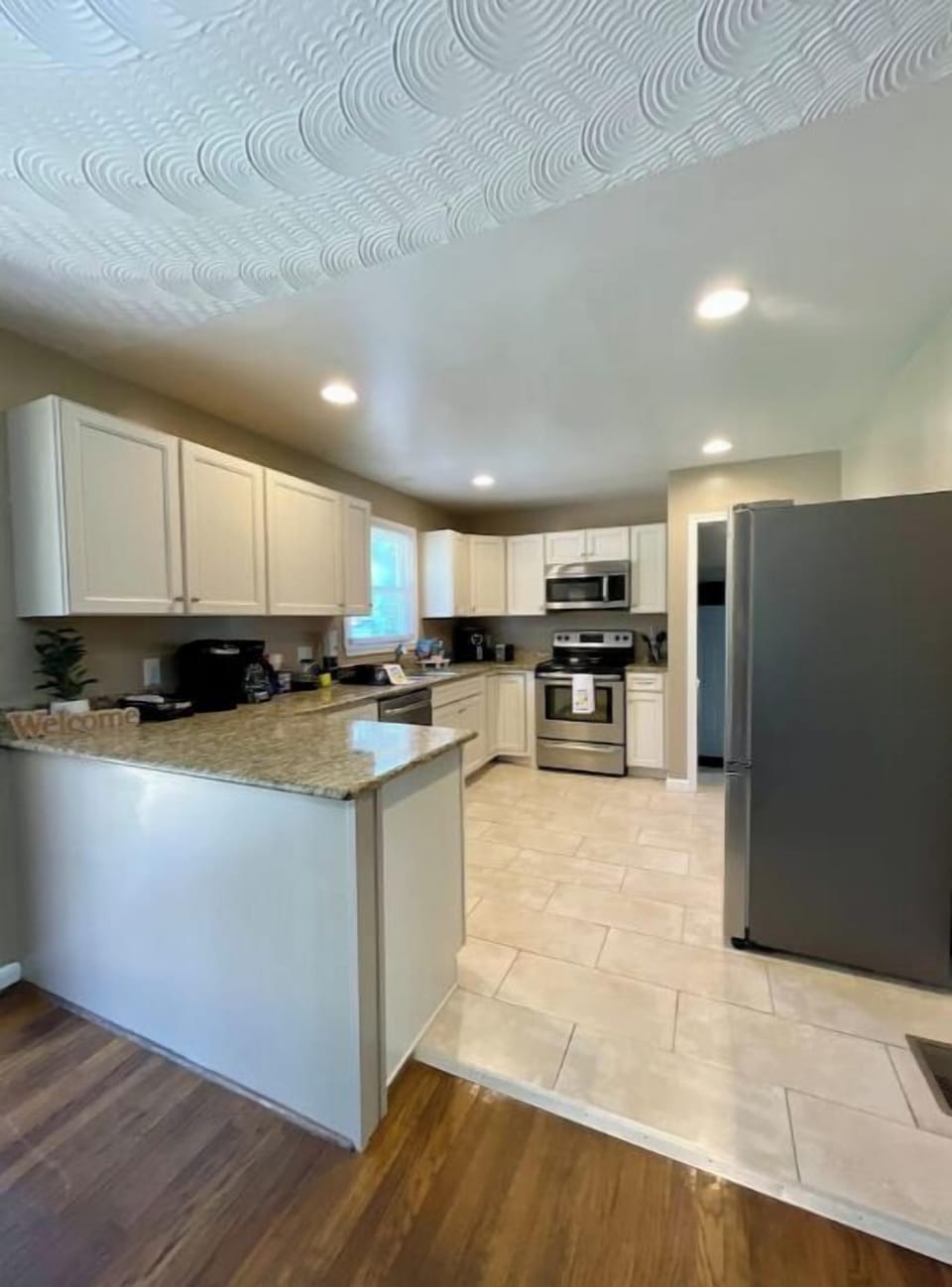 clean spacious kitchen 