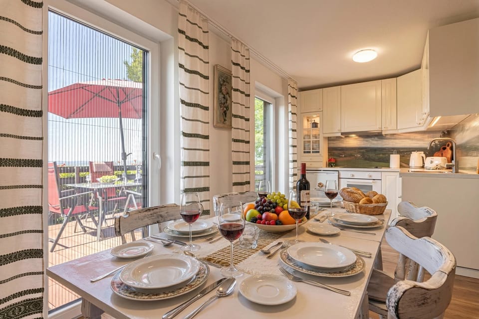 Kitchen and dining area