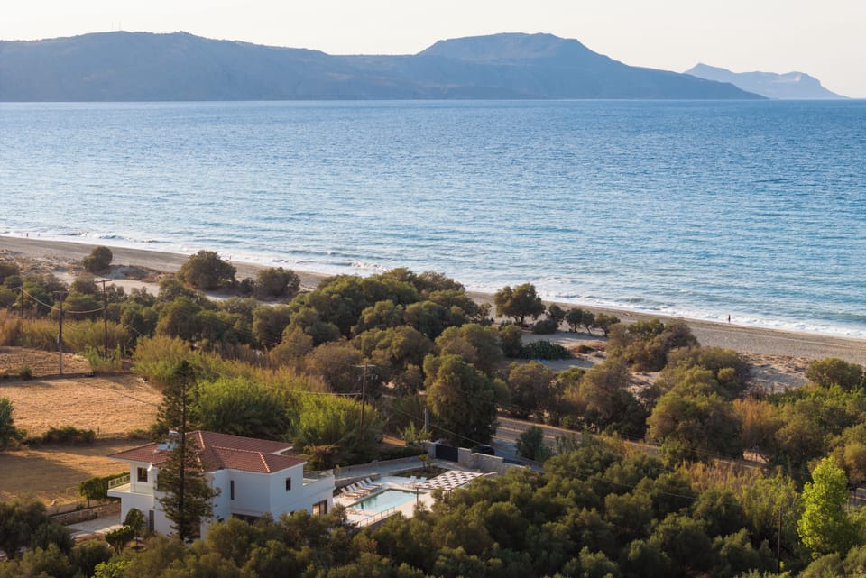 Costa Villa's stunning location. Beautiful beaches are within easy reach. 