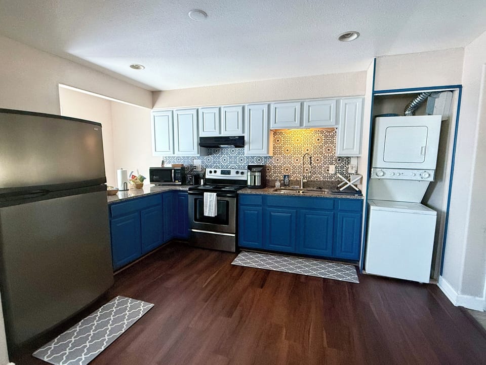 Fully stocked kitchen