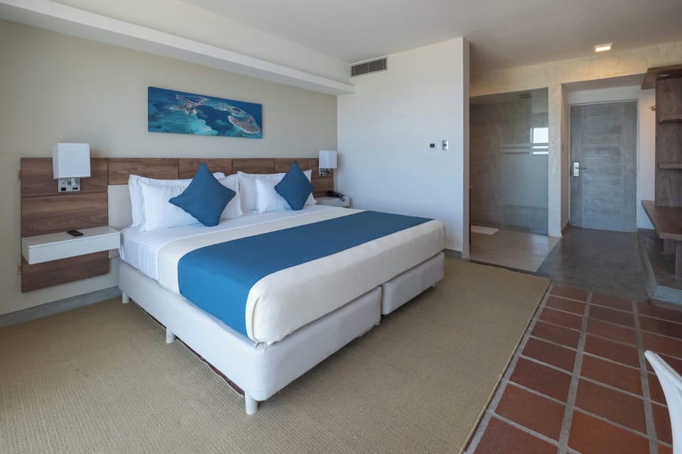 Premium Double Room, Balcony, Sea View | Desk, laptop workspace, iron/ironing board