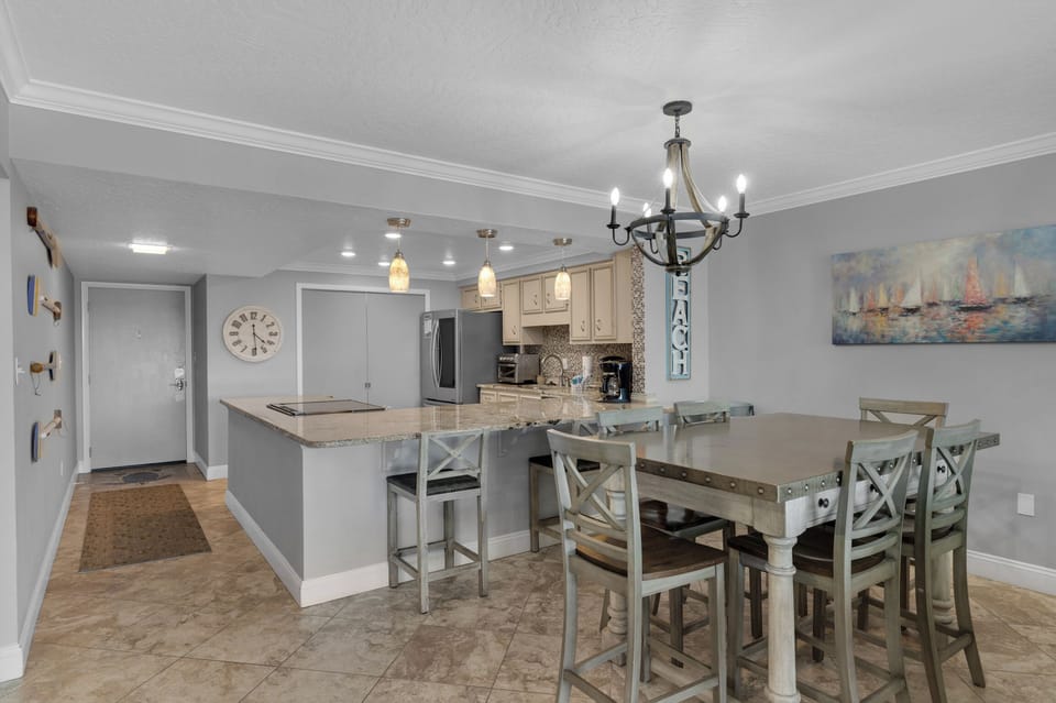 Dining and kitchen
