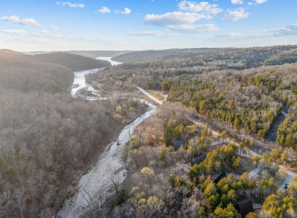 Follow the creek to Table Rock Lake
