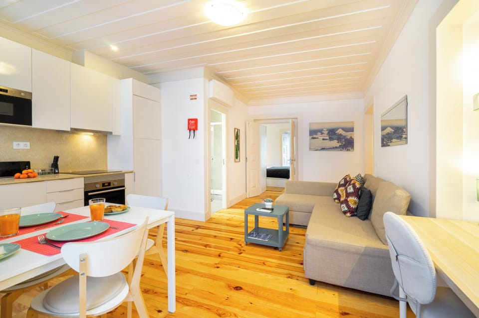 Apartment, 1 Bedroom | Living area | Flat-screen TV